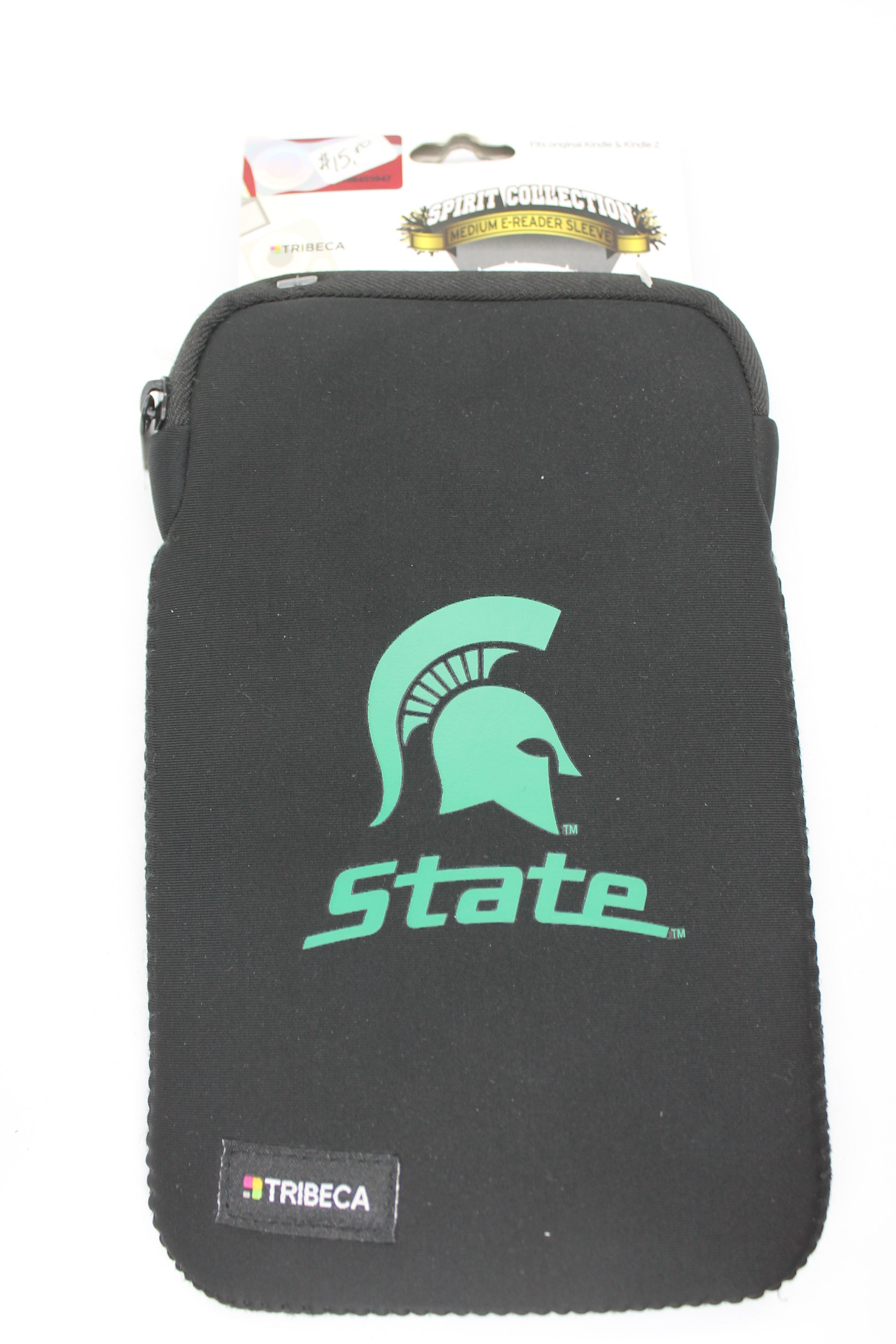 NCAA Michigan State Spartans Team Logo Medium E-Reader Sleeve - Tribeca