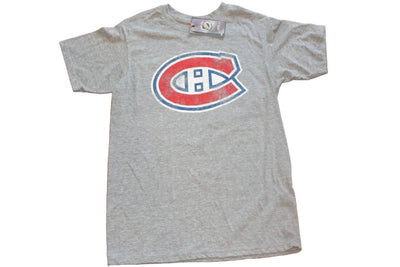 NHL Montreal Canadiens Men's Fanatics Distressed Tee (Grey)