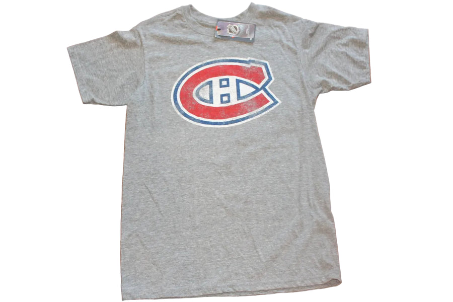 NHL Montreal Canadiens Men's Fanatics Distressed Tee (Grey)