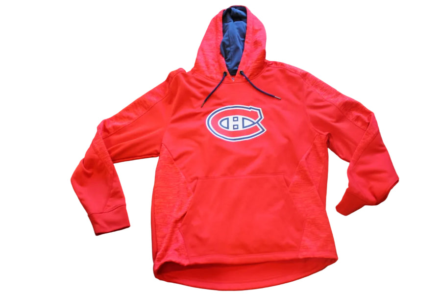 NHL Montreal Canadiens Men's Majestic ThermaBase Hoodie (Red) - Large