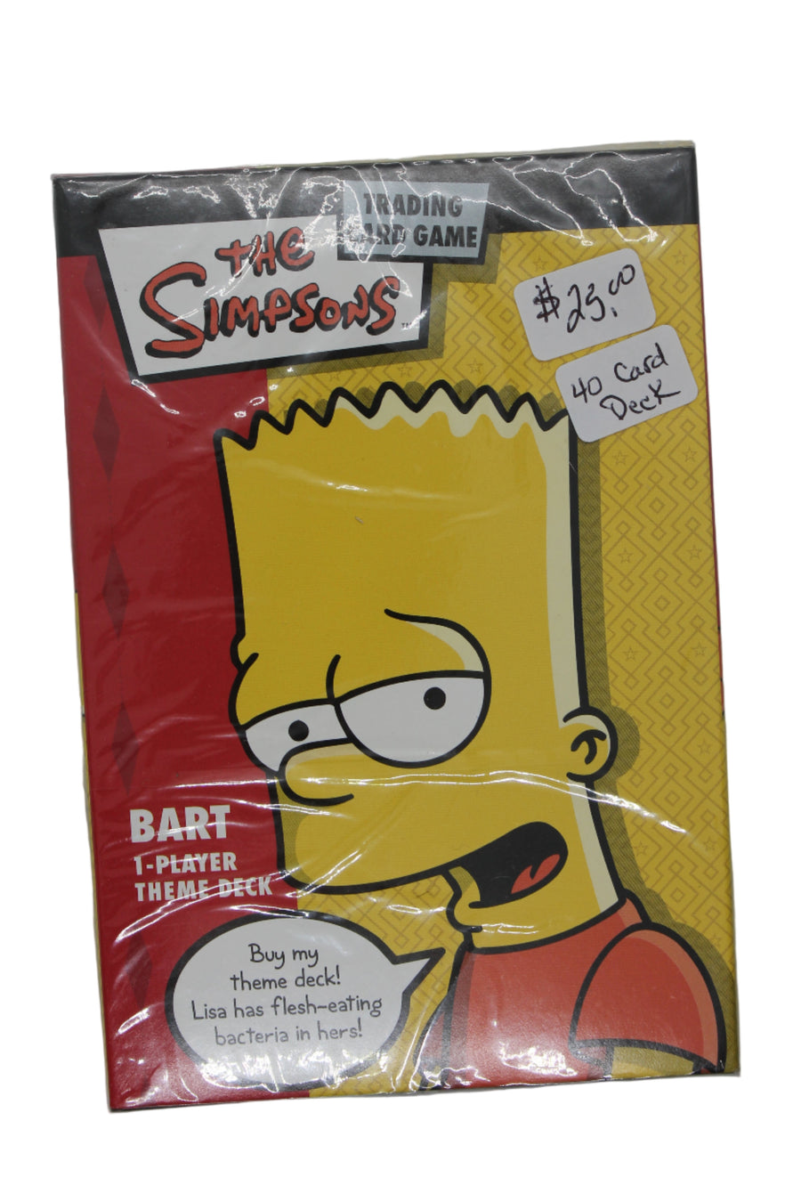 The Simpsons Trading Card Game, Bart Simpson 1 Player Theme Deck (New Sealed BOX)