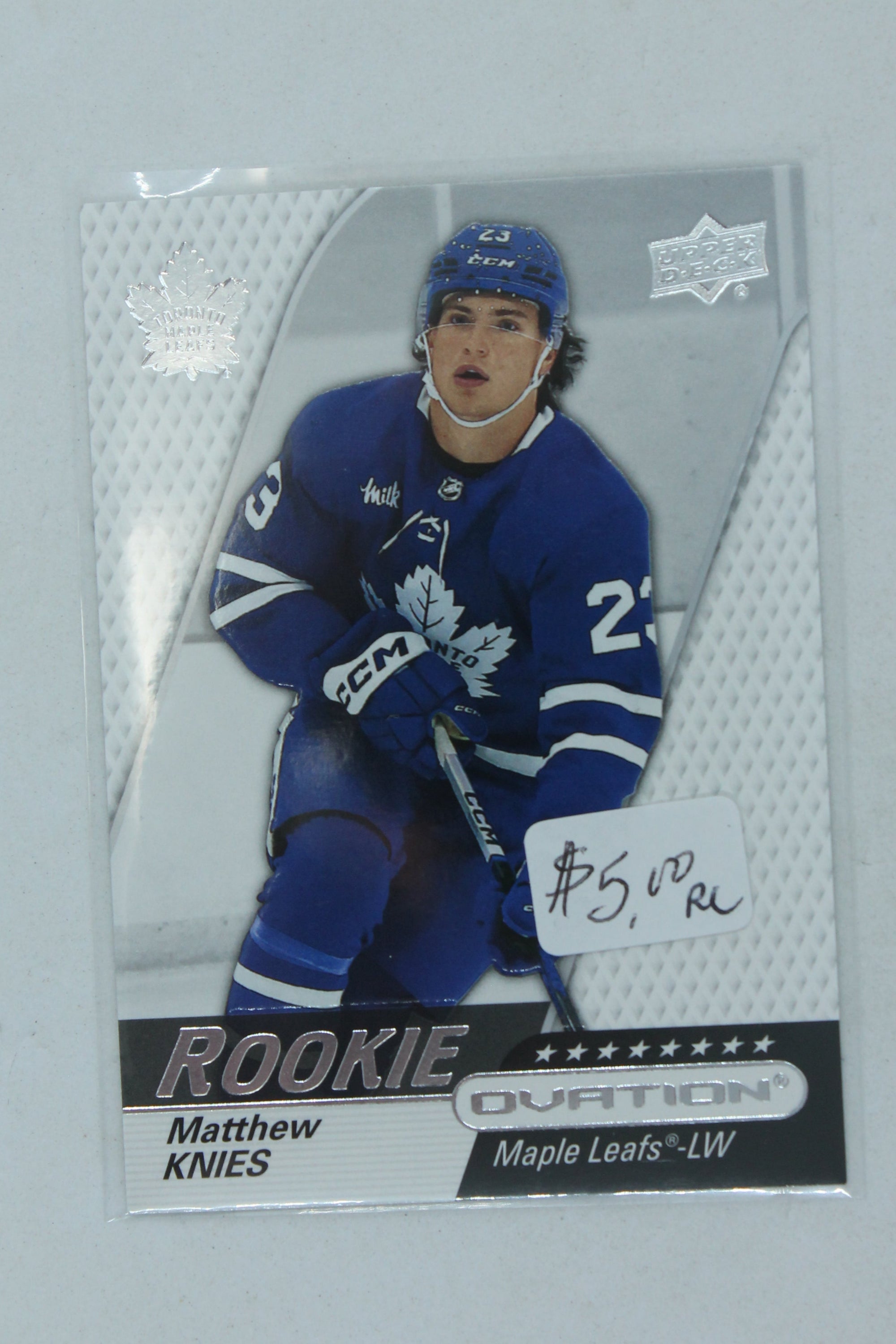 Matthew Knies 2023-24 Upper Deck Ovation Rookies Rookie Card