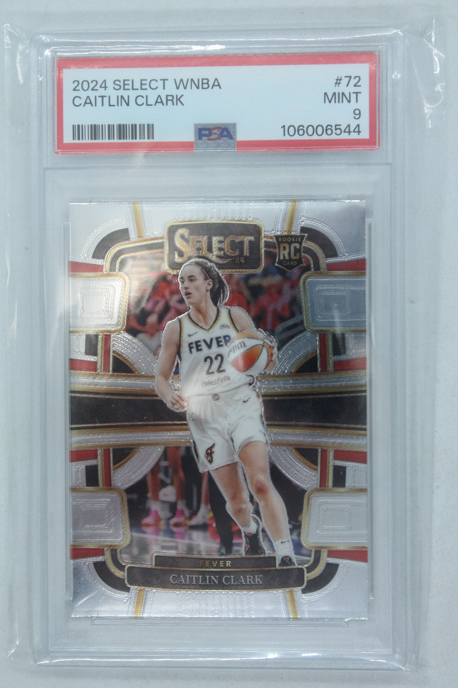 Caitlin Clark 2021 Panini Select WNBA - Concourse Rookie Card - PSA Mint 9