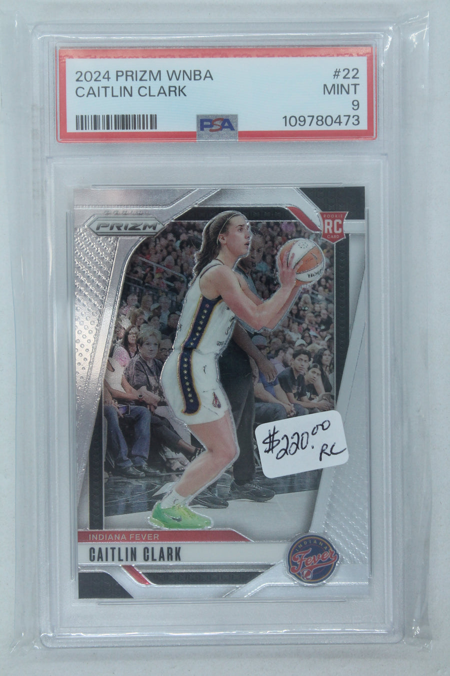Caitlin Clark 2021 Panini Prizm WNBA Rookie Card - PSA Mint 9