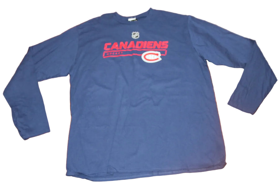 NHL Montreal Canadiens Men's Fanatics Long Sleeve Tee - XXLarge
