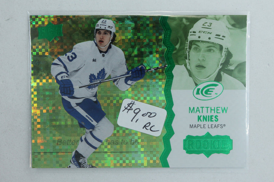 Matthew Knies 2023-24 Upper Deck Ice Green - Rookies Rookie Card