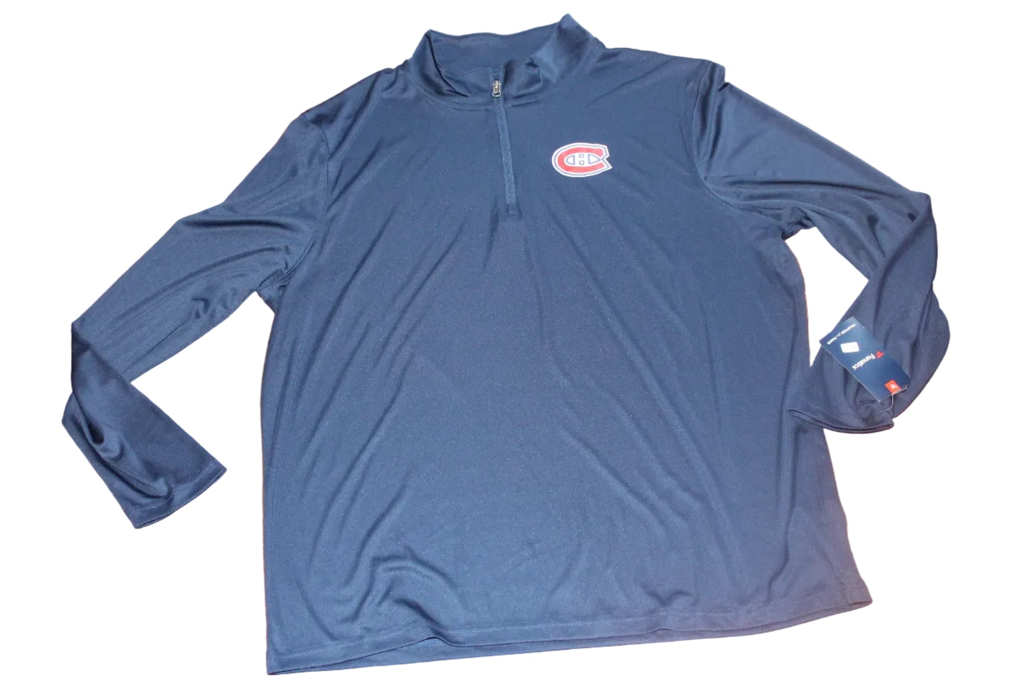 NHL Montreal Canadiens Men's Fanatics 1/4 Zip Pullover - XXLarge