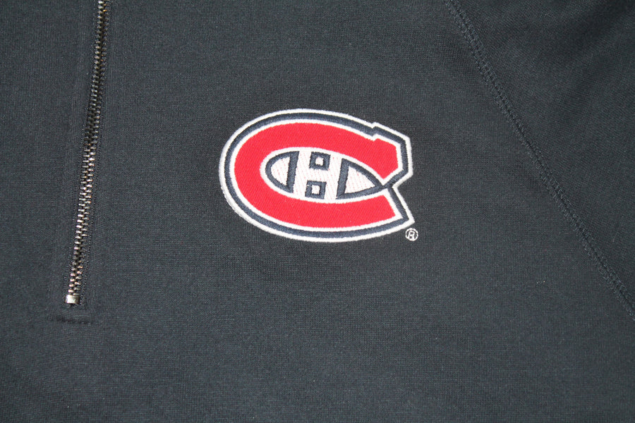 NHL Montreal Canadiens Men's 47 Brand Pullover 1/4 Zip - XXLarge