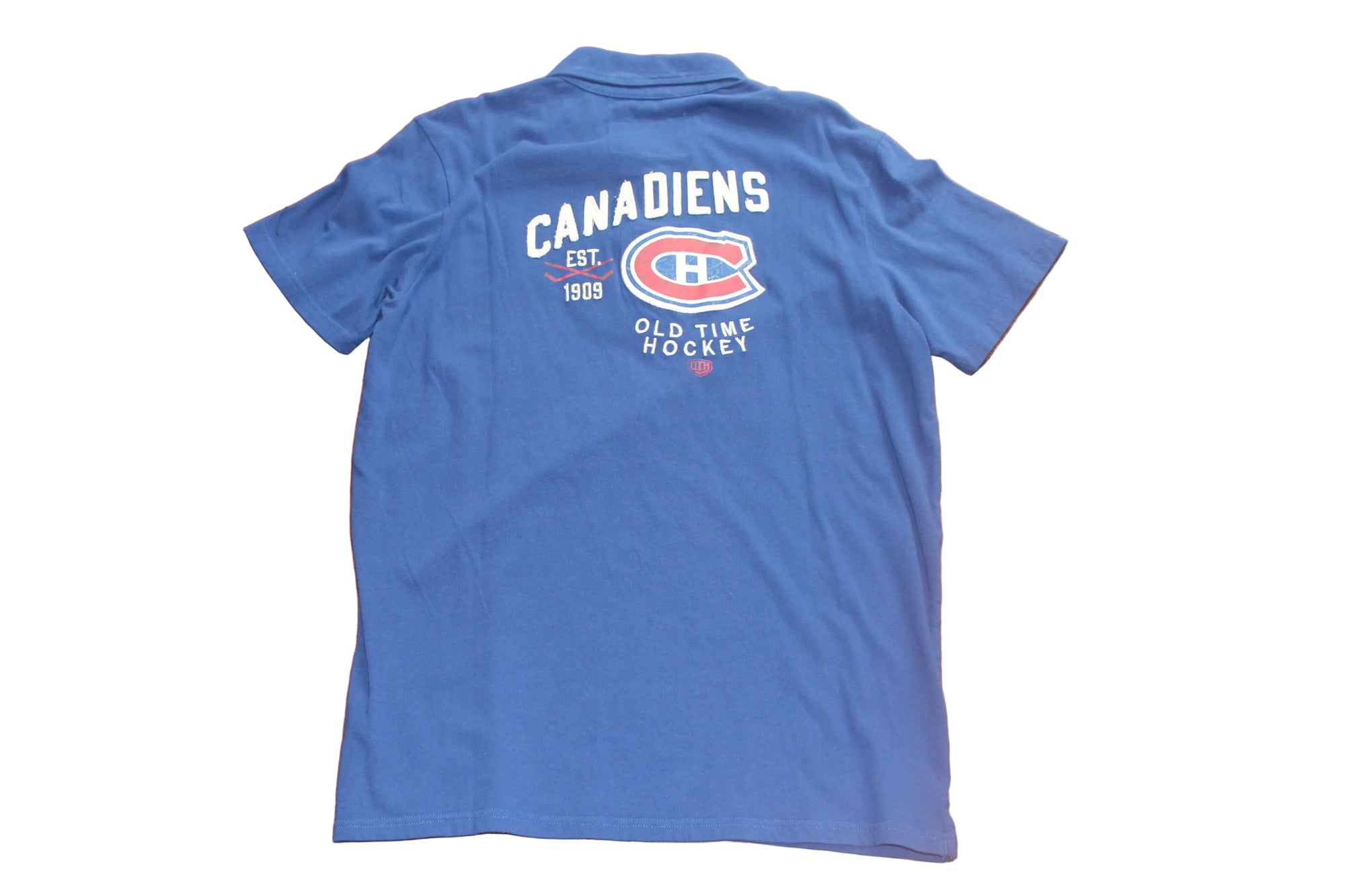 NHL Montreal Canadiens Men's OTH Cotton Polo Shirt - Medium