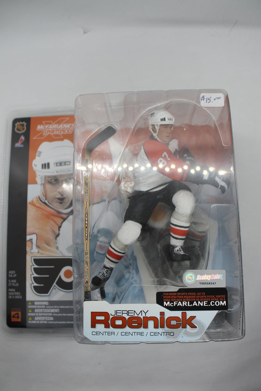 JEREMY ROENICK McFarlane Series 4 Figure PHILADELPHIA FLYERS Hockey