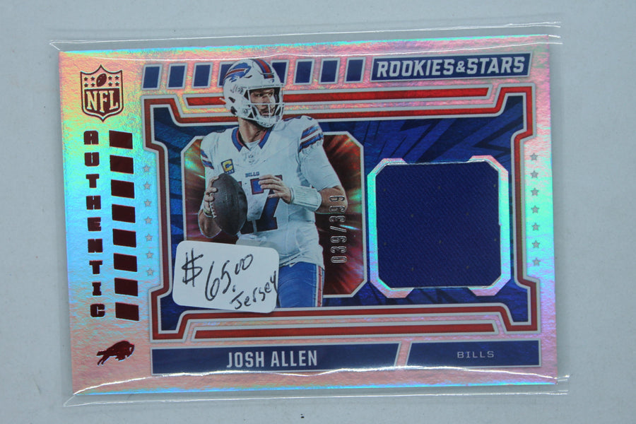 Josh Allen 2024 Panini Rookies & Stars - NFL Authentic #NA-JAN 2  #039/399