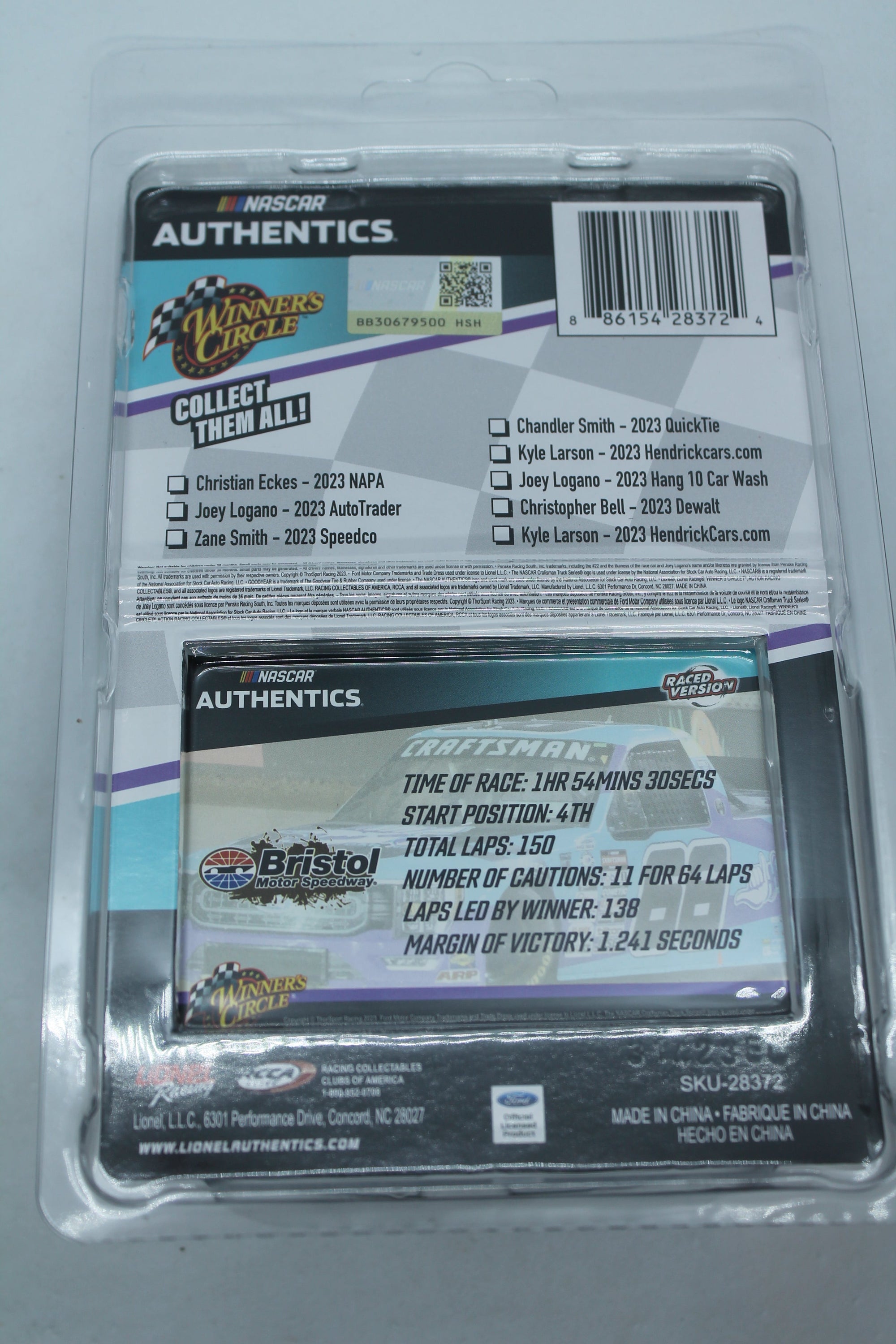 2023 Wave Race Winner 05 Joey Logano 1/64 Diecast - Winners Circle - Bristol Win