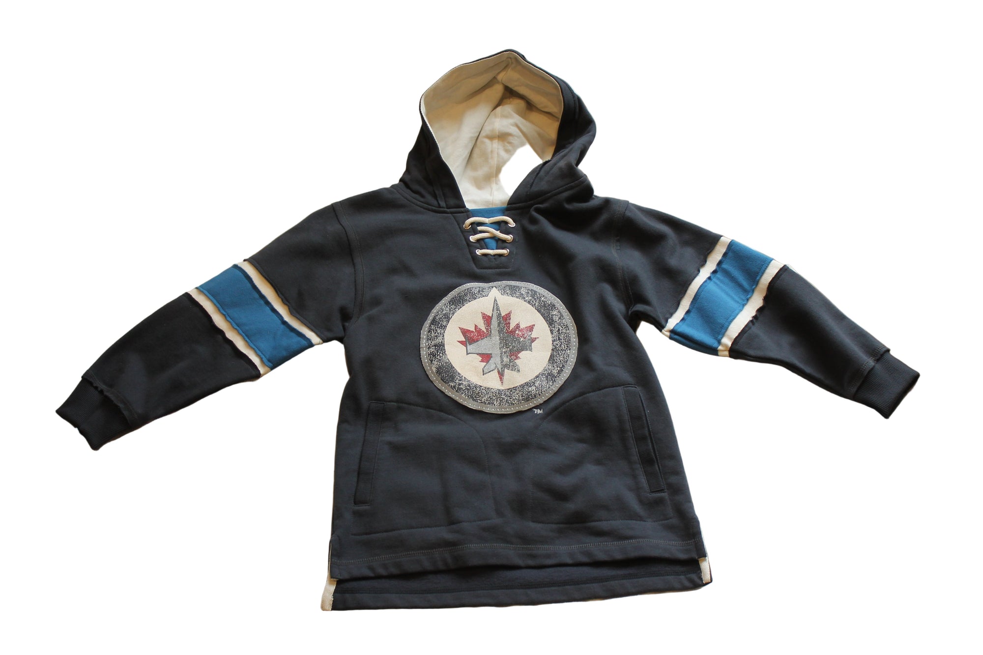 NHL Winnipeg Jets CCM Vintage Apparel Youth Lacer Hoodie