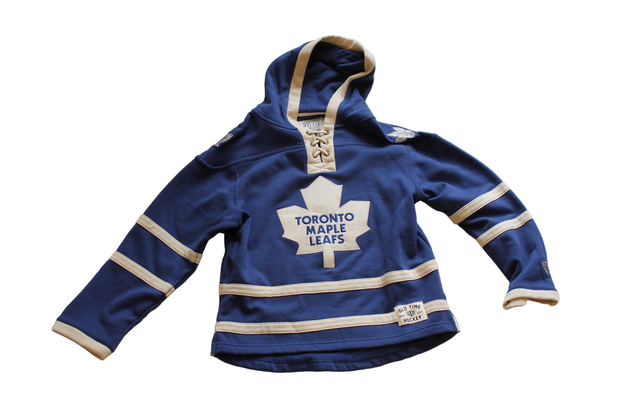 NHL Toronto Maple Leafs Old Time Hockey Futures Collection Youth Lacer Hoodie