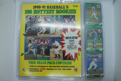 1990-91 Exclusive Score Baseball's Hottest Rookies Complete Set #1-100 Cards