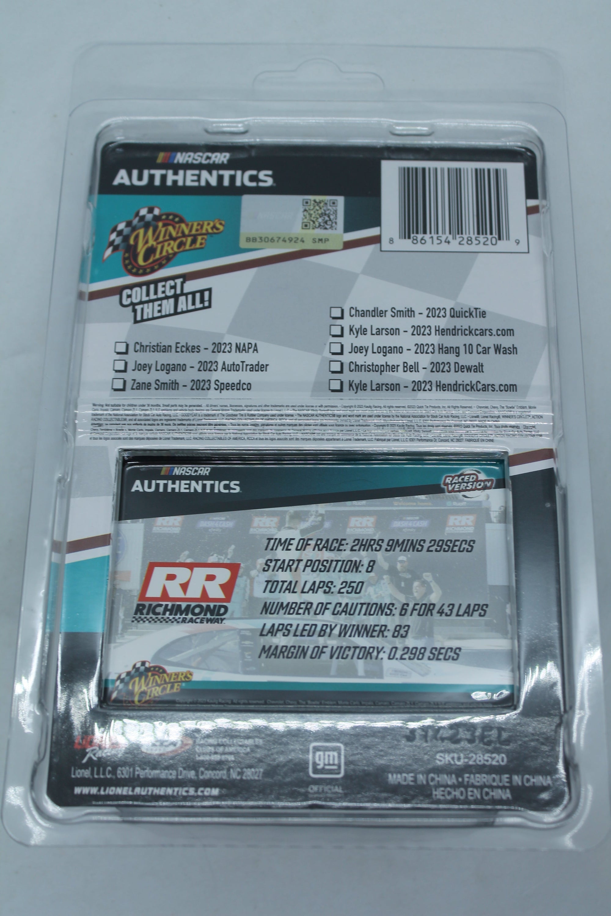 2023 Wave Race Winner 05 Chandler Smith 1/64 Diecast - Winners Circle - Richmond Win