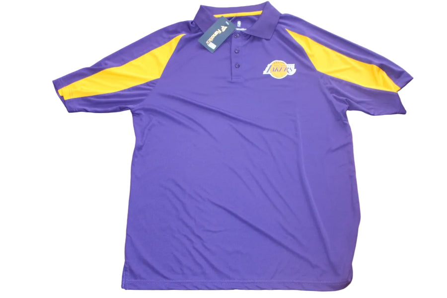 NBA Los Angeles Lakers Men's Fanatics Golf Shirt - Purple