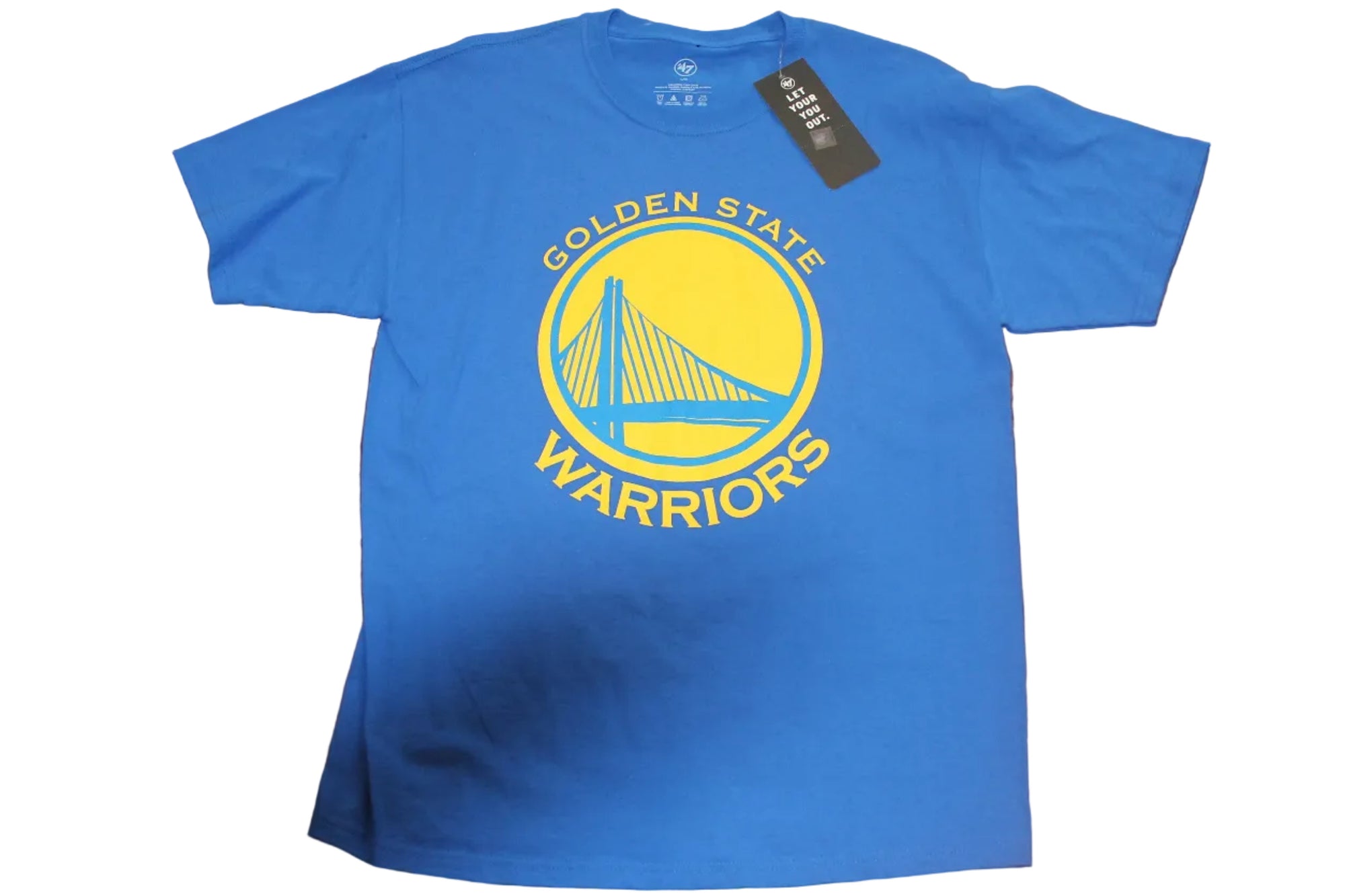 NBA Golden State Warriors '47 Brand Men's Big Logo Tee