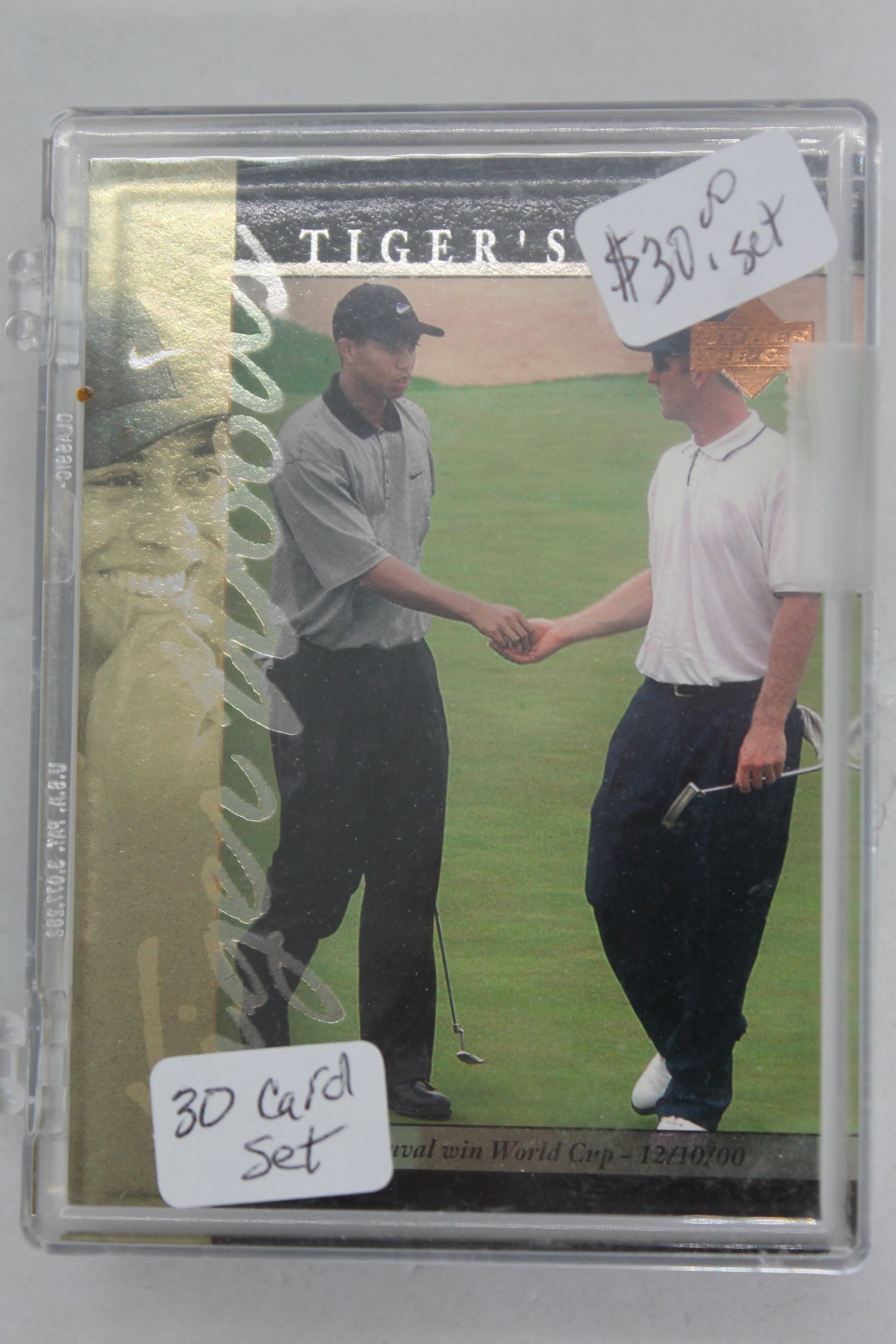 Tiger Woods 2001 Upper Deck Tiger's Tales - COMPLETE 30 card SET !! (Rookie Year)