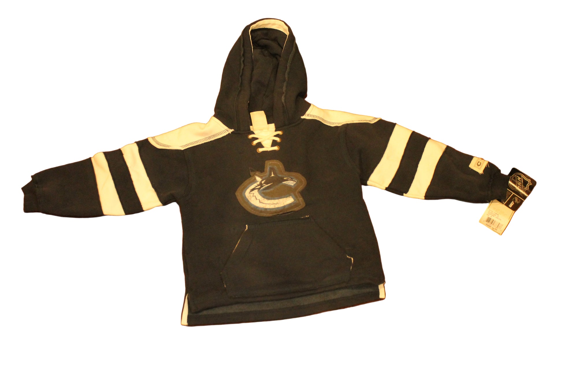 NHL Vancover Canucks KIDS CCM Team Classics Lacer Hoodie