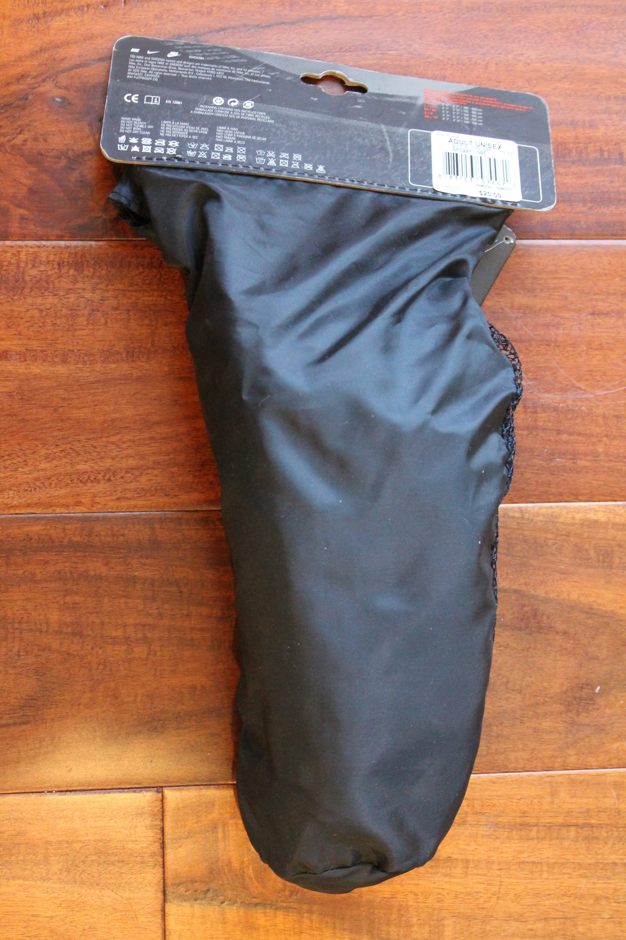 Nike Protegga Shield III Shin Guards - Adult Large - Orange/Silver/Black