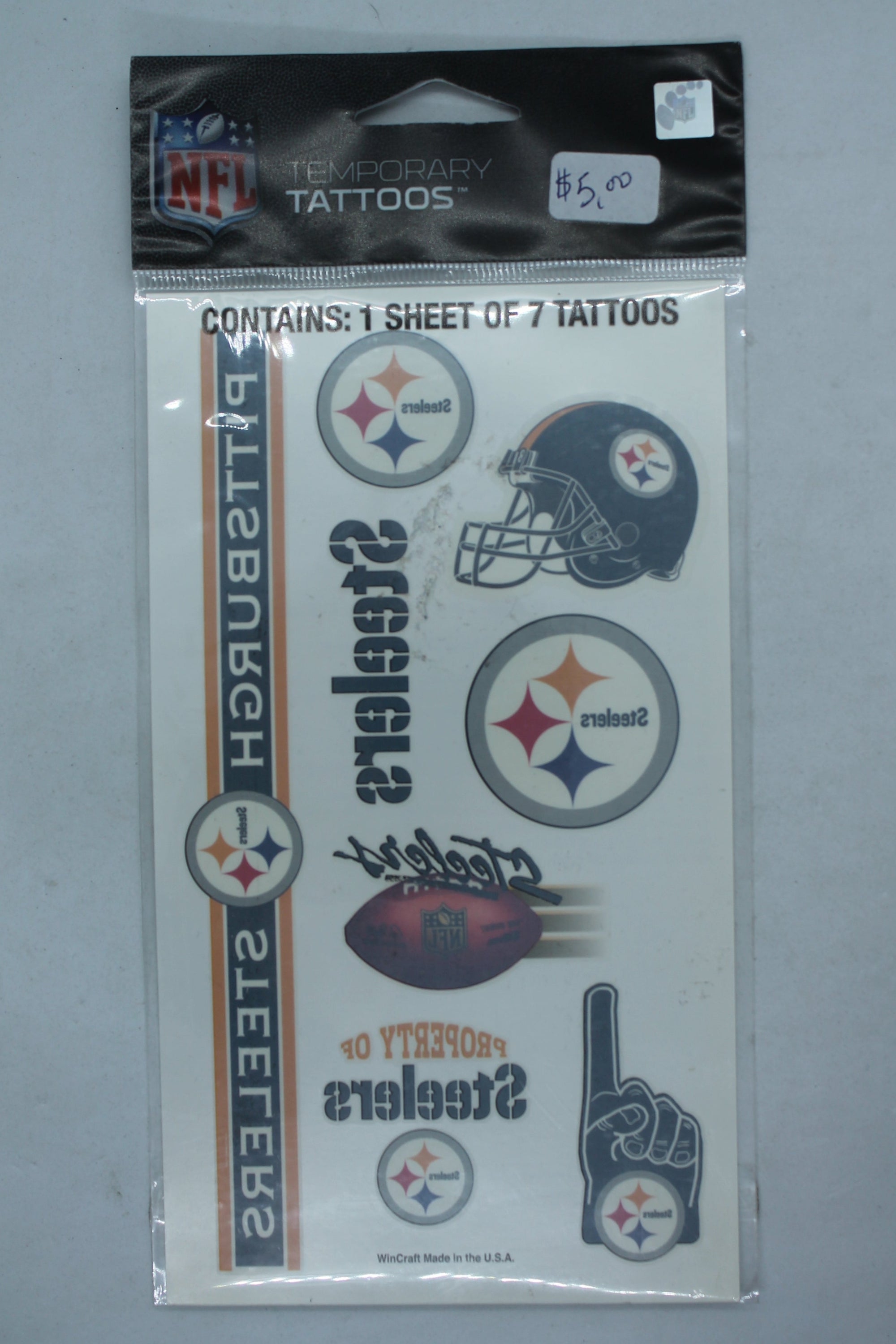 NFL Pittsburgh Steelers Temporary Tattoos