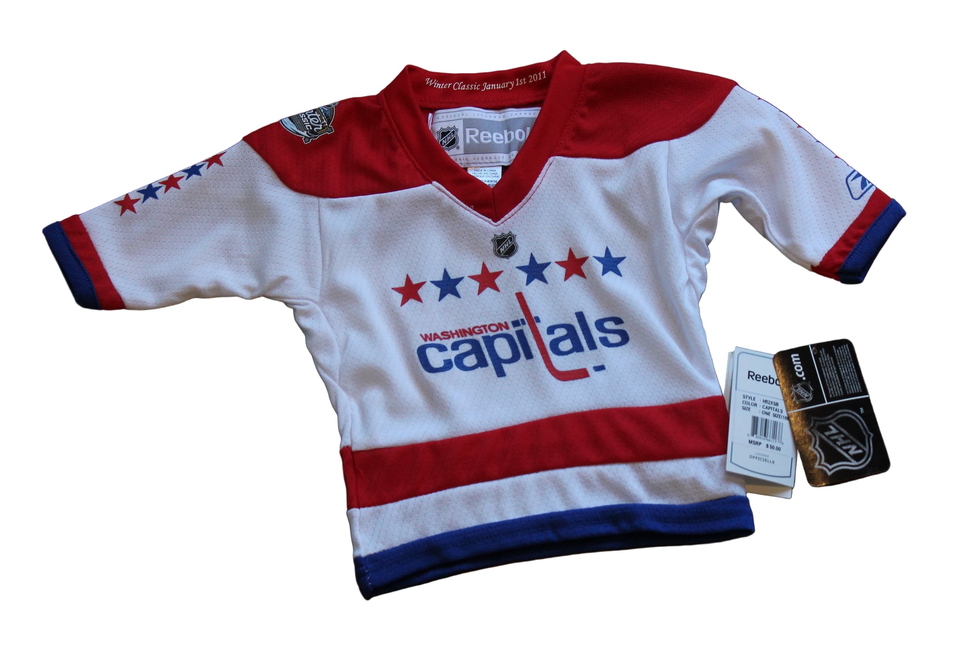 NHL Washington Capitals Reebok Infant Away Jersey - Winter Classic 2011