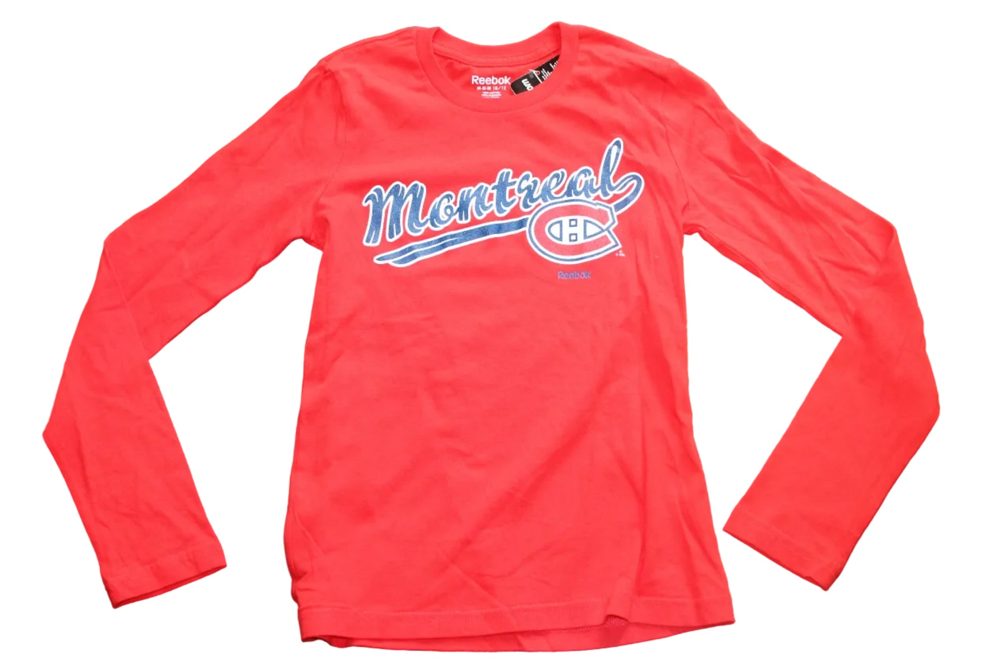 NHL Montreal Canadiens Youth Girl's Reebok Long Sleeve Tee