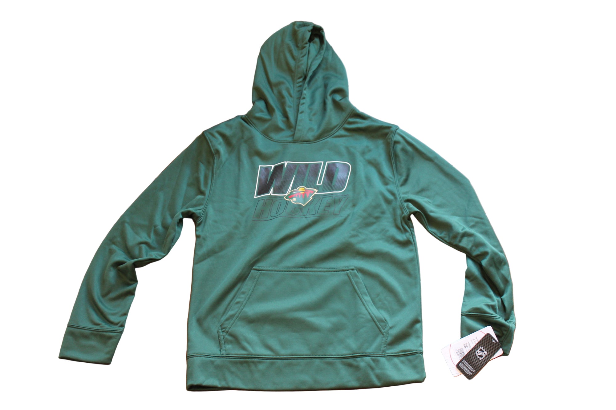 NHL Minnesota Wild Youth Extra Point Performance Hoodie