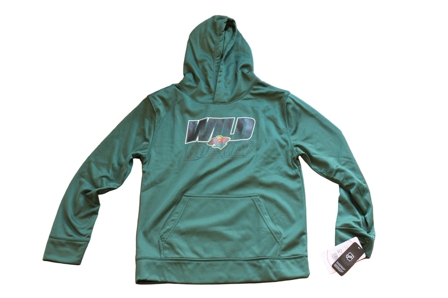 NHL Minnesota Wild Youth Extra Point Performance Hoodie