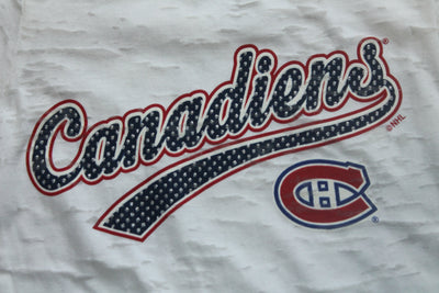 NHL Montreal Canadiens Youth Girl's Bling Tee