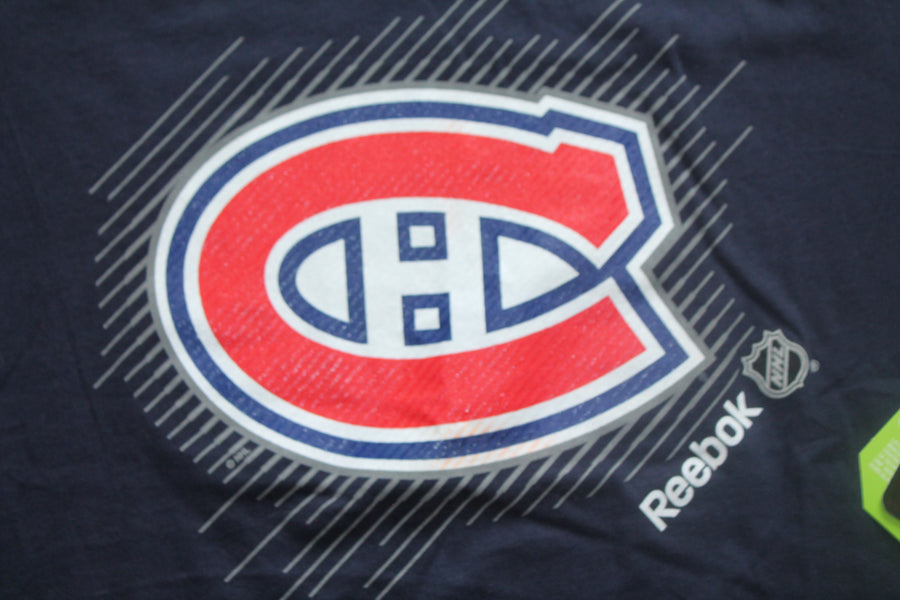 NHL Montreal Canadiens Youth Center Ice Reebok Tee - Blue