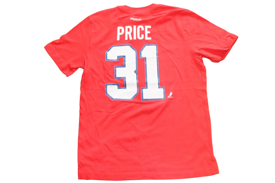 NHL Montreal Canadiens Reebok Youth  "Carey Price" #31 Player Tee (red)