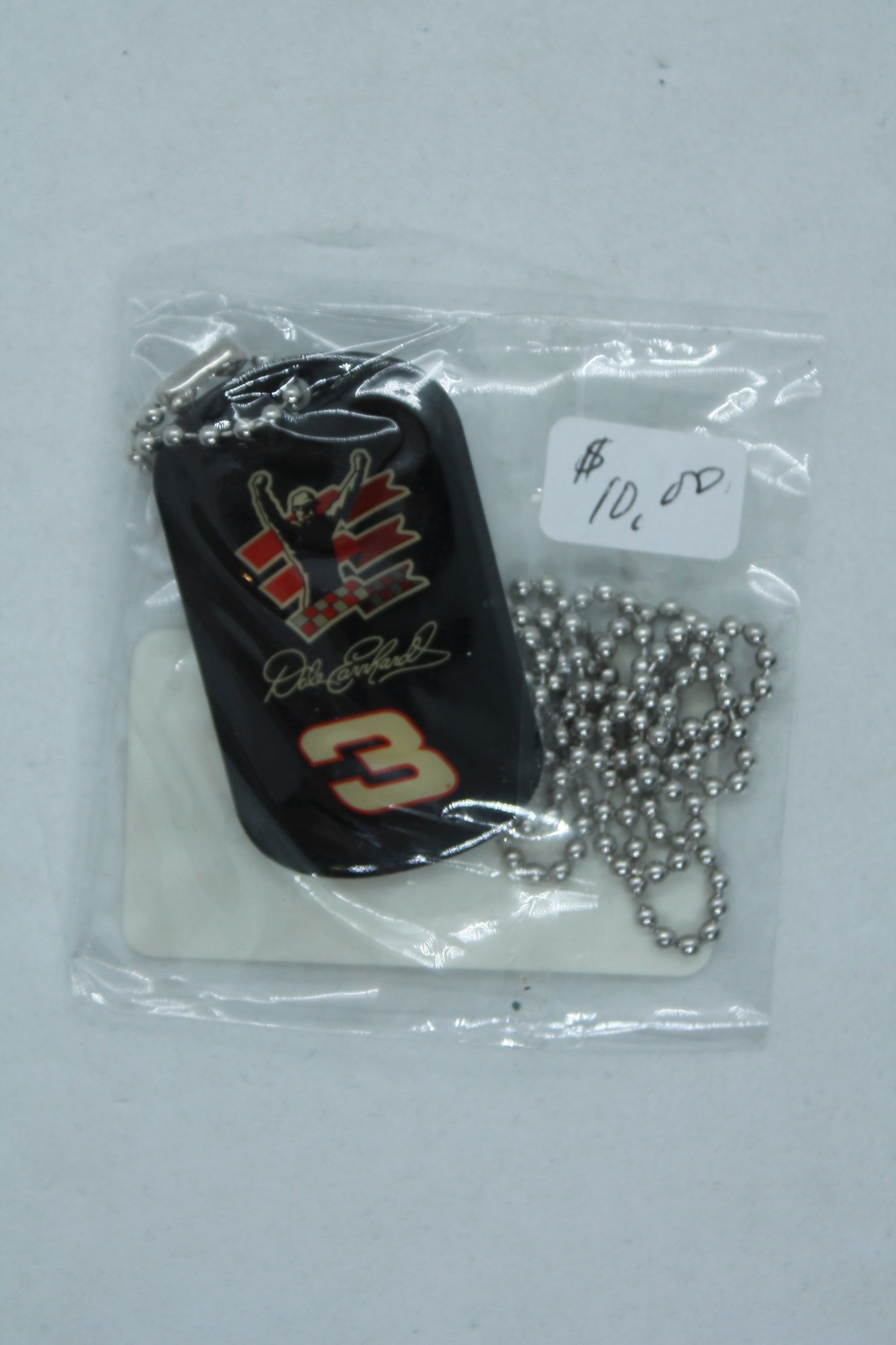 NASCAR Dale Earnhardt #3 Dog Tag Necklace