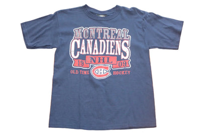 NHL Montreal Canadiens Youth Retro Old Time Hockey Tee