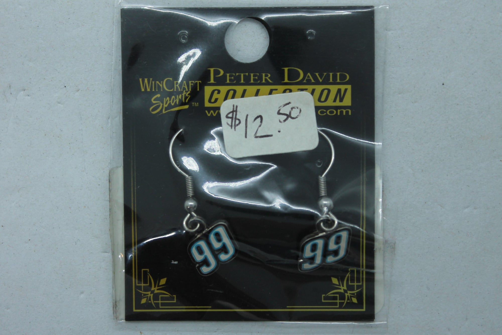 NASCAR Carl Edwards #99 Dangle Earrings