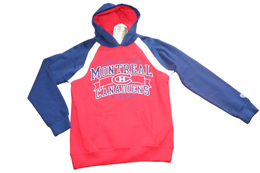 NHL Montreal Canadiens Youth Old Time Hockey Fleece Hoodie - Large