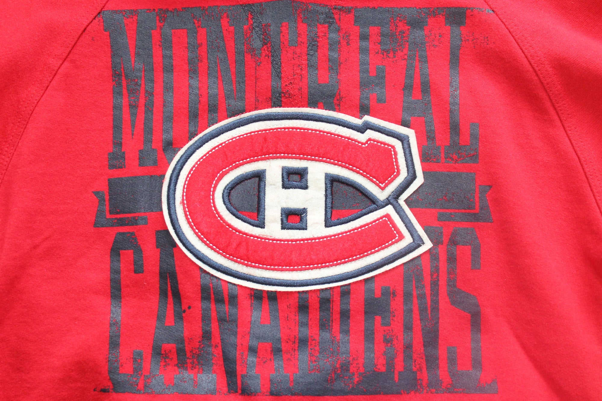 NHL Montreal Canadiens Youth Old Time Hockey Fleece Hoodie - Small