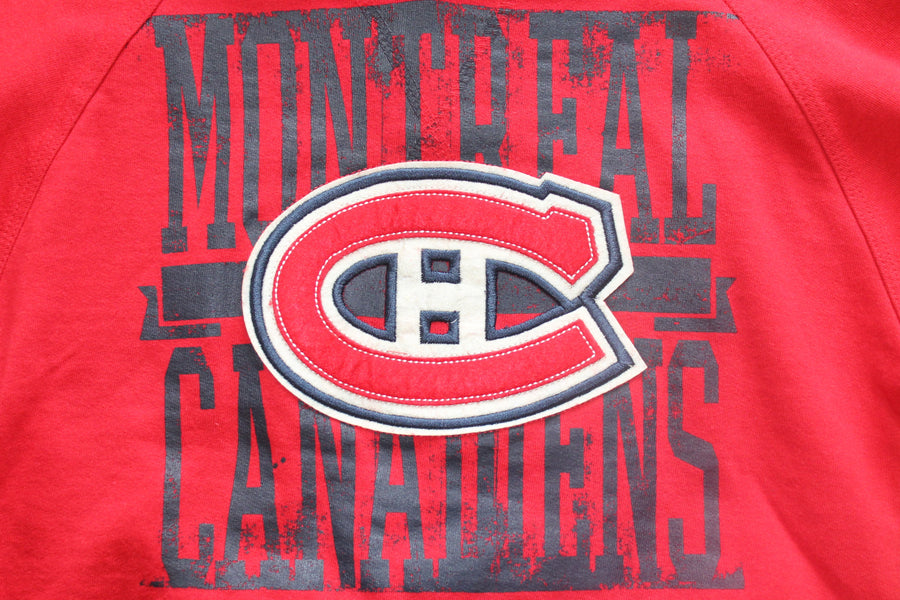 NHL Montreal Canadiens Youth Old Time Hockey Fleece Hoodie - Small