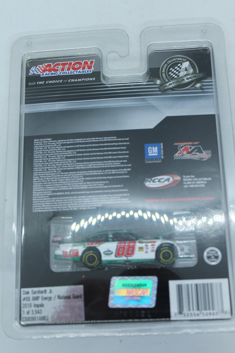 2010 Dale Earnhardt Jr. 2010 National Guard / AMP Energy Impala 1/64 diecast - 1 of 3543