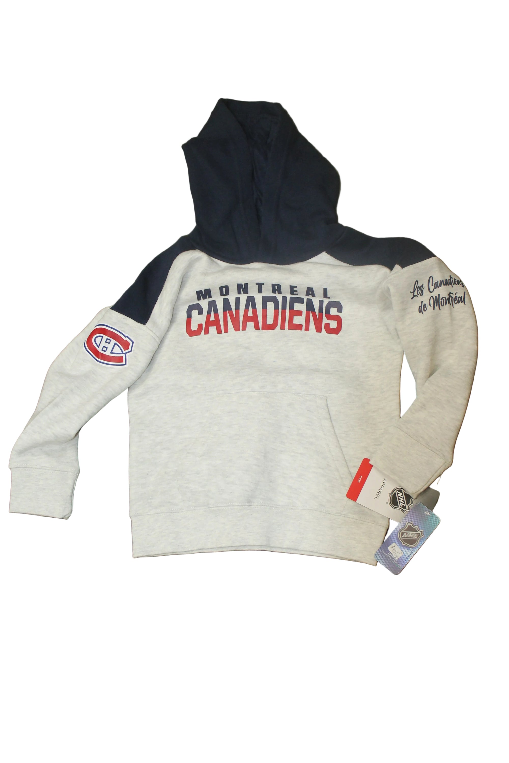 NHL Montreal Canadiens Kids Fleece "Les Canadiens de Montreal" Hoodie
