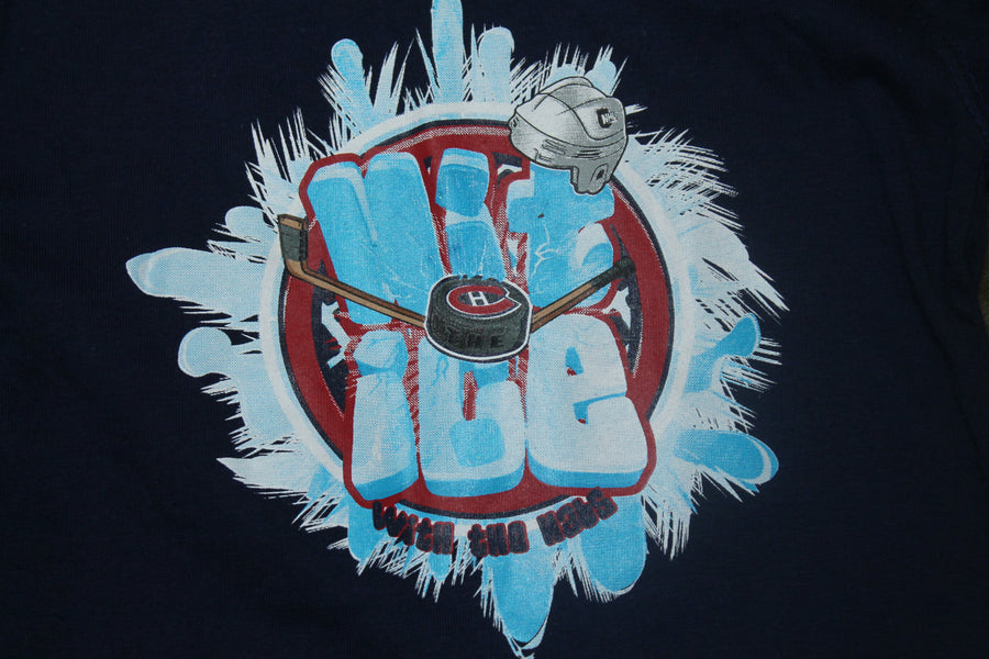 NHL Montreal Canadiens Toddler Long Sleeve "Hit Ice" T-Shirt