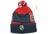 NHL Montreal Canadiens Youth Puck Pattern Toque with Pom