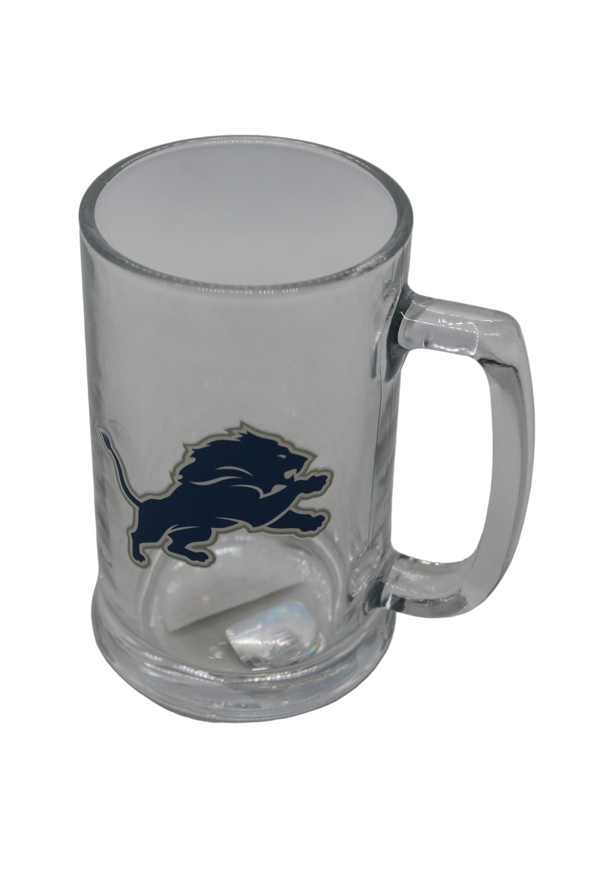 NFL Detroit Lions Logo 15 oz Glass Beer Stein