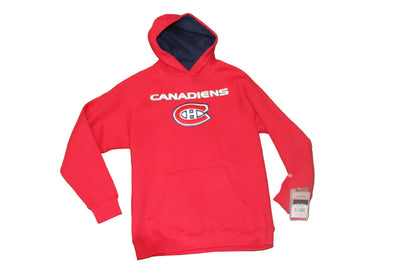 NHL Montreal Canadiens Youth Reebok Hoodie - Medium