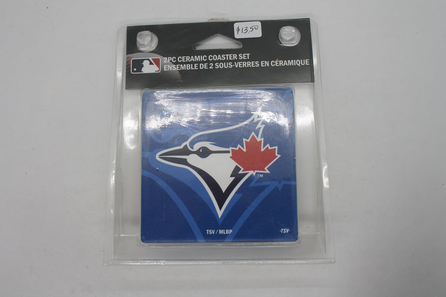 MLB Toronto Blue Jays Ceramic Coasters (Set of 2)