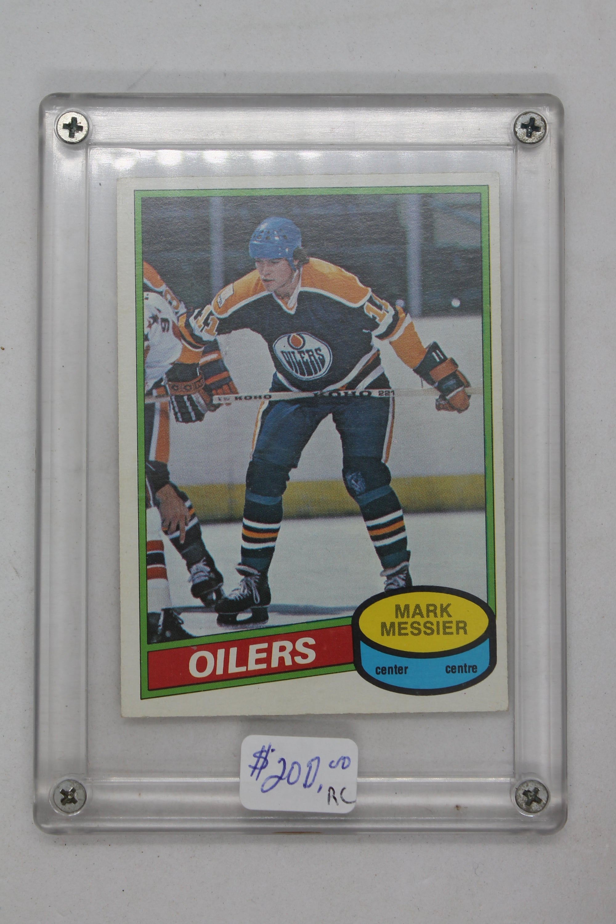 Mark Messier 1980-81 O-Pee-Chee Rookie Card - Edmonton Oilers