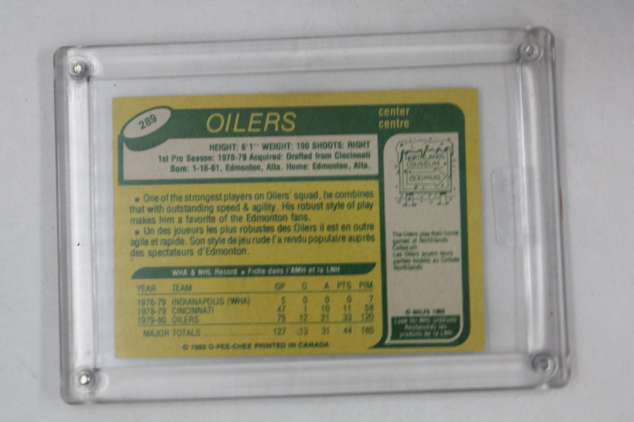 Mark Messier 1980-81 O-Pee-Chee Rookie Card - Edmonton Oilers