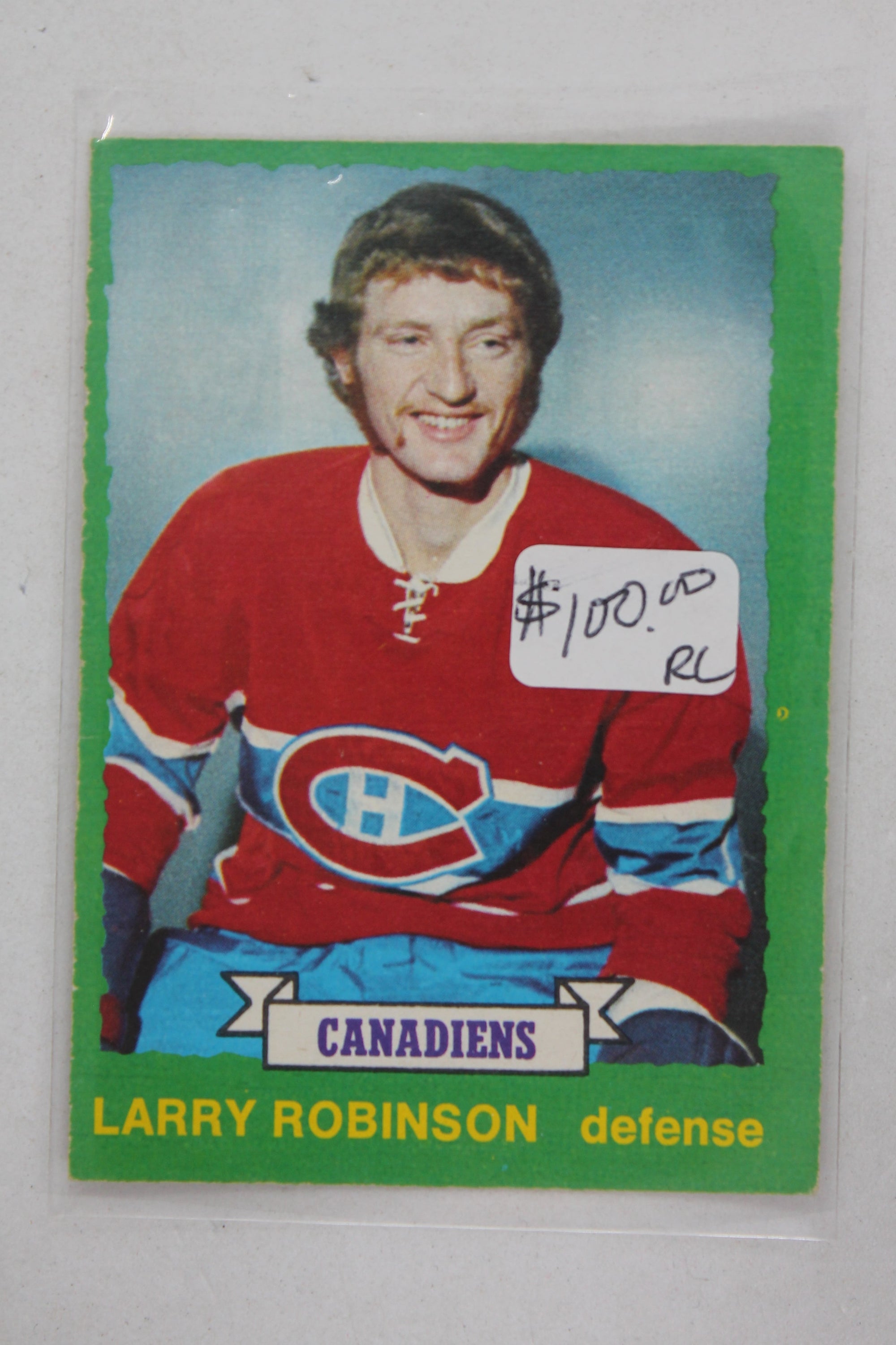 Larry Robinson 1973-74 O-Pee-Chee Rookie Card - Montreal Canadiens