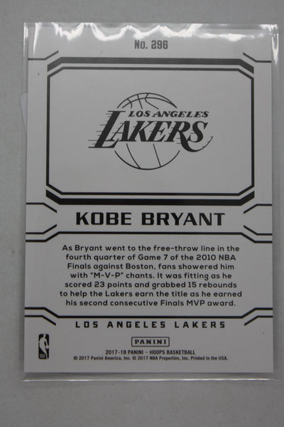 Kobe Bryant 2017-18 Panini NBA Hoops - Kobe Bryant Career Tribute